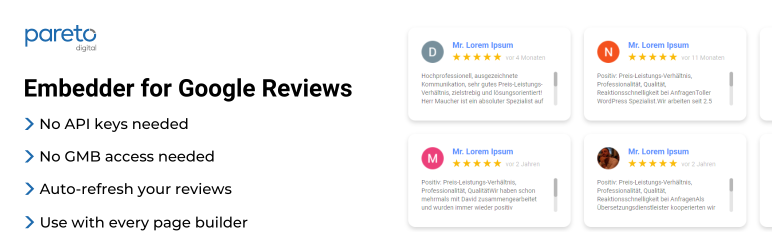 Bestes Google Reviews Plugin für WordPress: #1